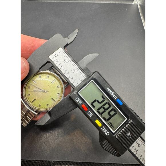 Vintage Timex Mechanical 160502471 Mercury Manual Silver Tone Chrome Plated - Picture 12 of 12